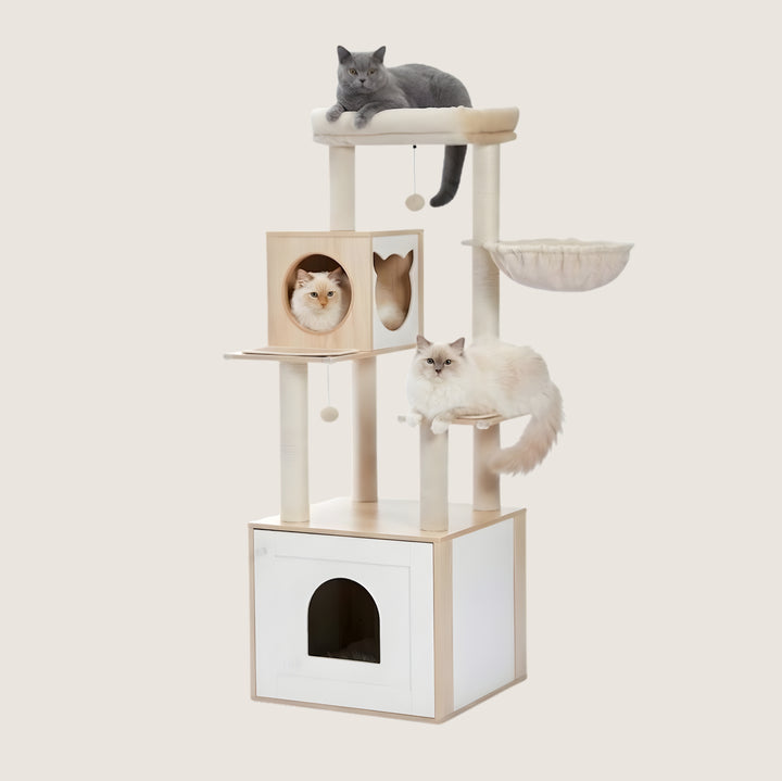 Hako Cat Tower & Litter Base