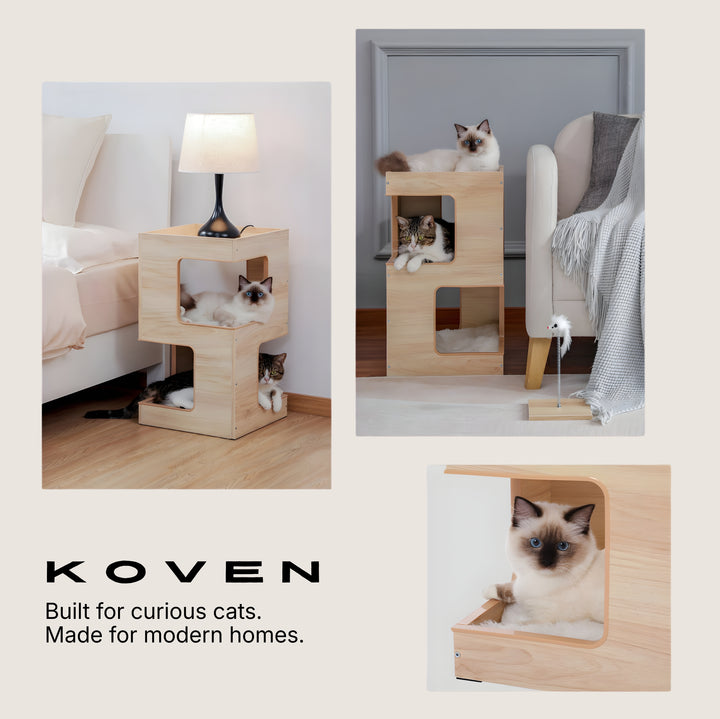 Kado S-Shape Cat Condo