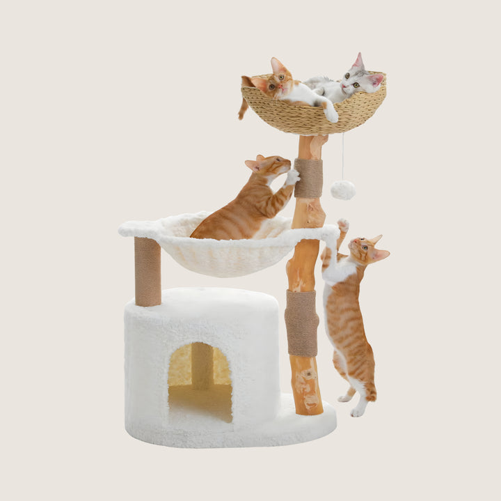 Shiro Wicker Cat Tower