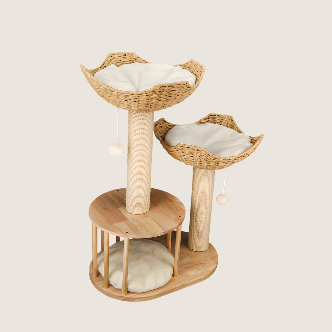 Haru Wicker Cat Tower