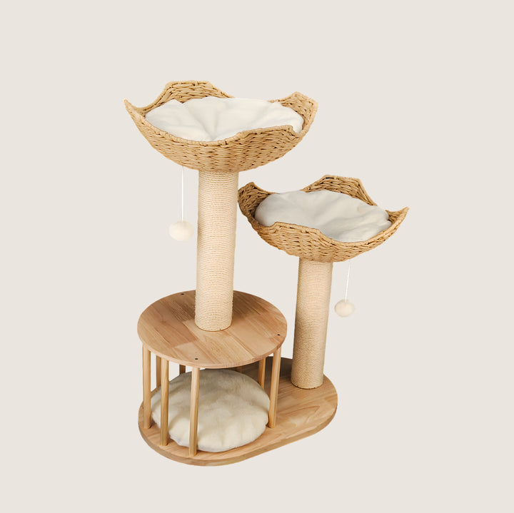 Haru Wicker Cat Tower