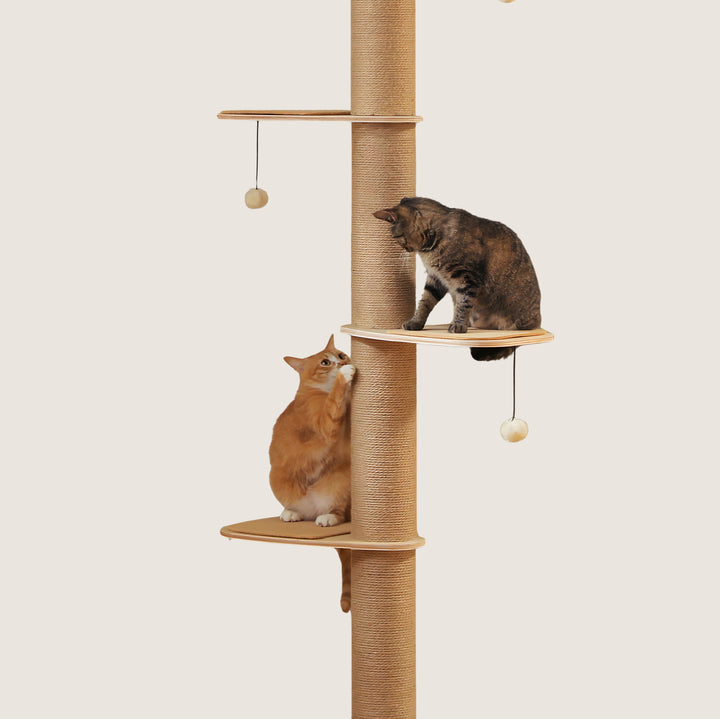 Miko Floor-to-Ceiling Cat Tower