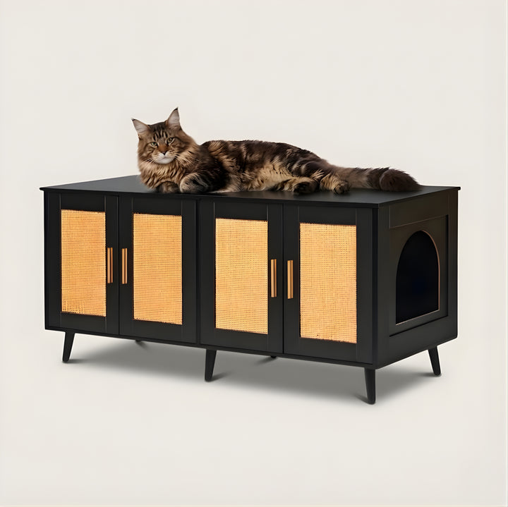 Ren Enclosed Litter Box Cabinet