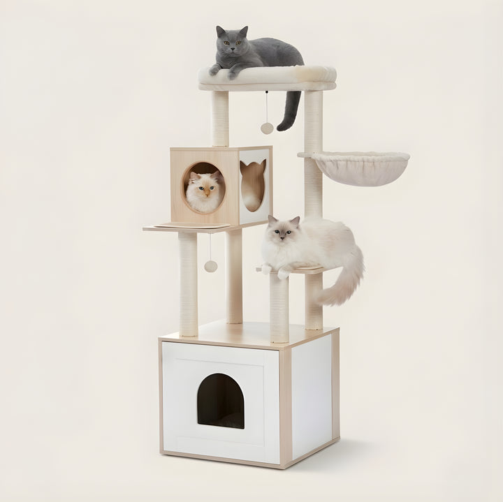 Hako Cat Tower & Litter Base