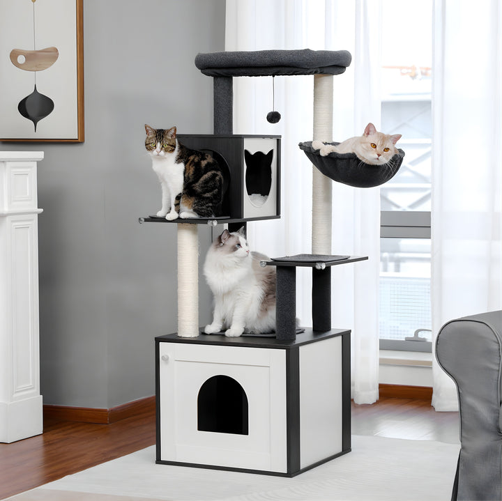 Hako Cat Tower & Litter Base Koven 