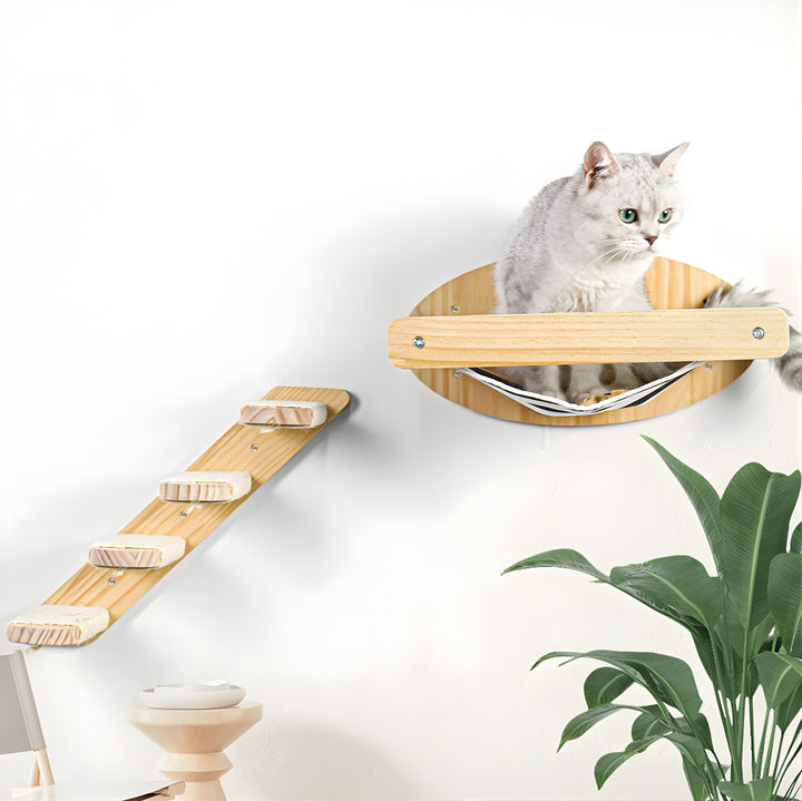 Kabe Wall-Mounted Cat Shelf Set Koven 