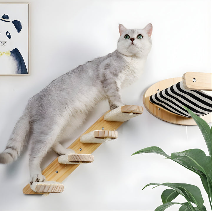 Kabe Wall-Mounted Cat Shelf Set Koven 