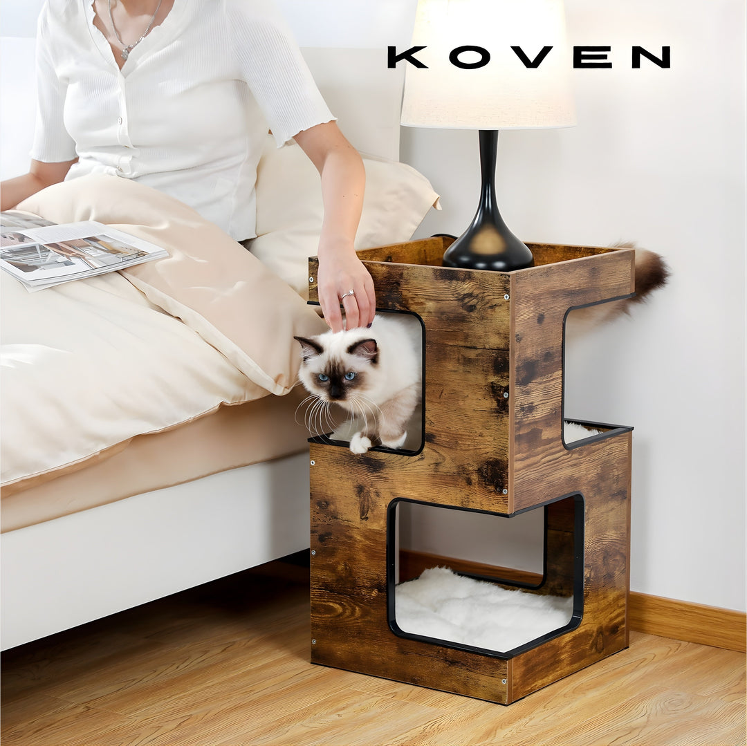 Kado S-Shape Cat Condo Koven 