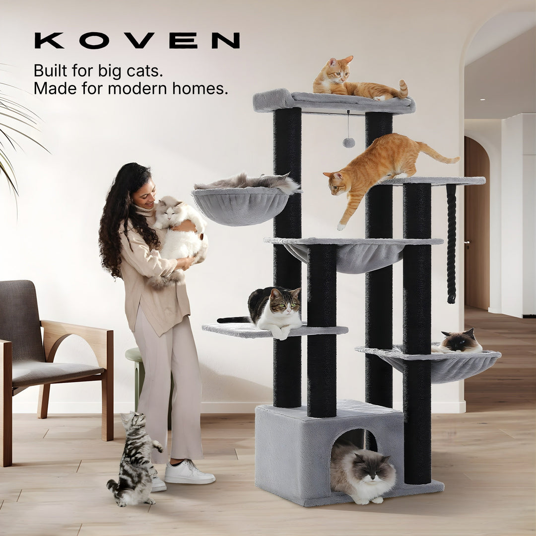 Kumo Large Cat Tower Koven 