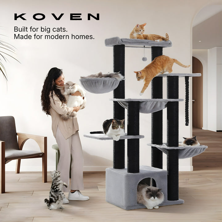 Kumo Large Cat Tower Koven 