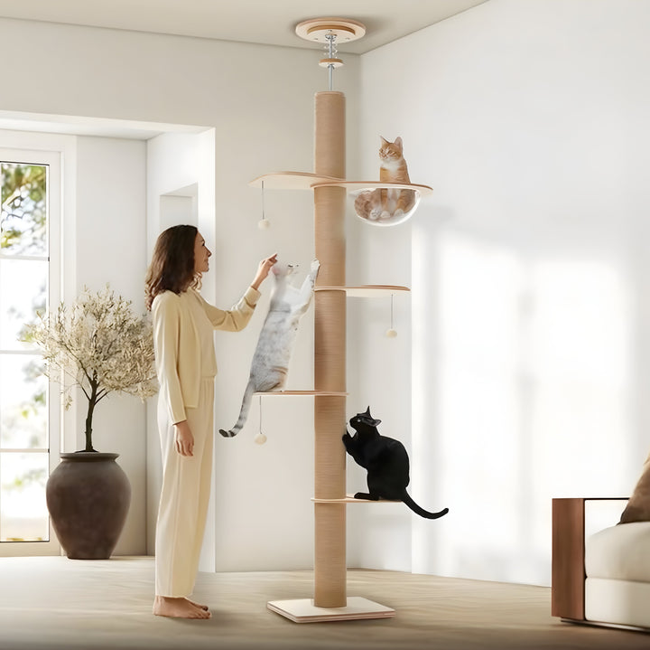 Miko Floor-to-Ceiling Cat Tower Koven 
