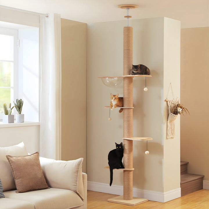 Miko Floor-to-Ceiling Cat Tower Koven 
